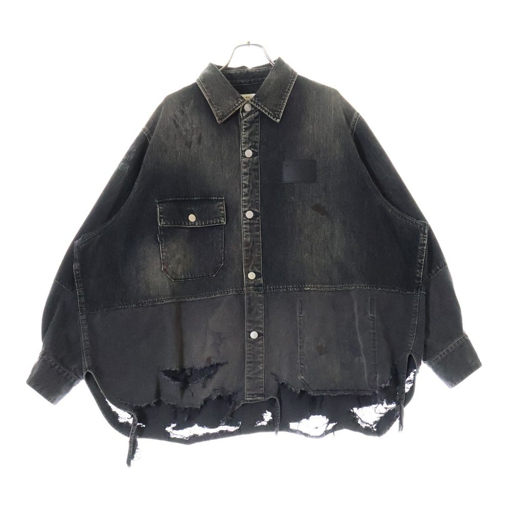 Jieda (ジエダ) OVER SIZE DAMAGE DENIM JACKET オーバーサイズ