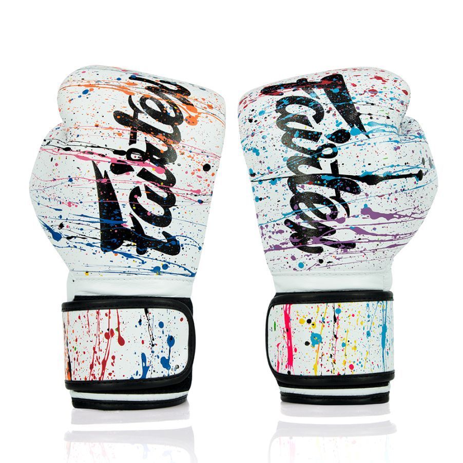 新品】Fairtex グローブ BGV14 16oz Paint White - ムエタイショップ