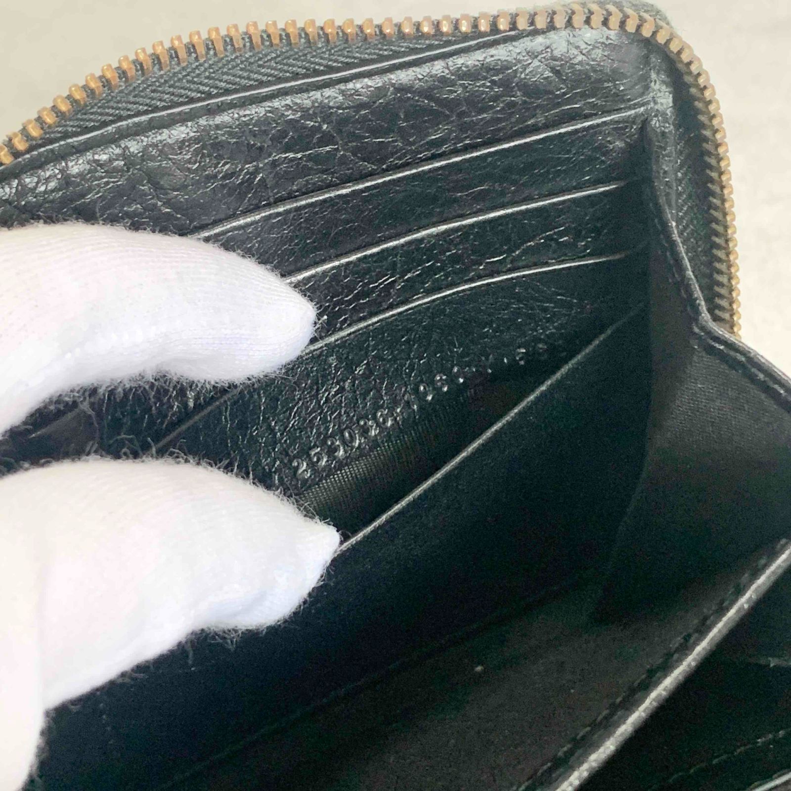極美品 バレンシアガ BALENCIAGA ラウンド長財布 グラフィティ 