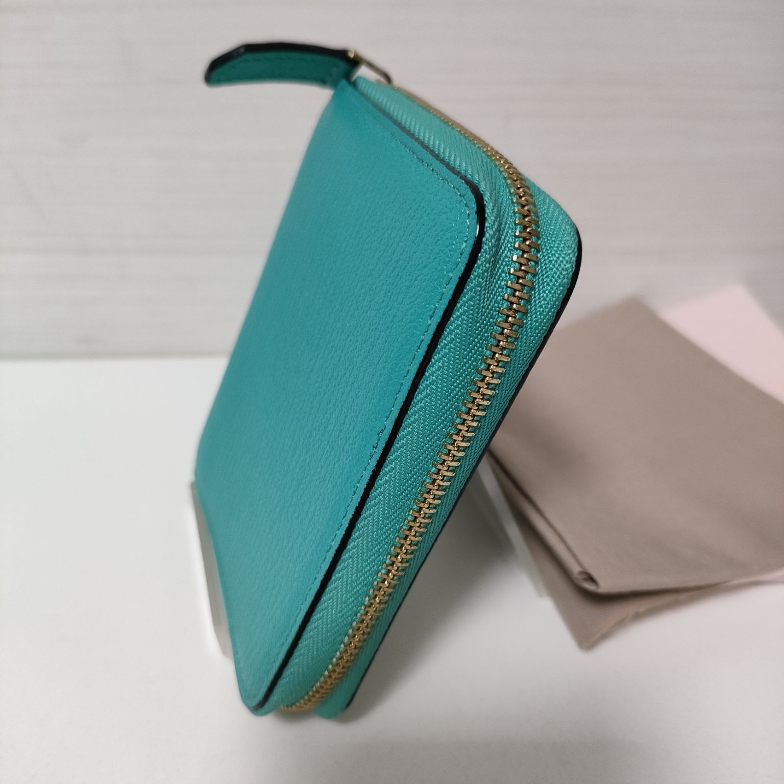 ラルコバレーノ ラウンドジップ ウォレット/財布 ターコイズ系 - メルカリ 