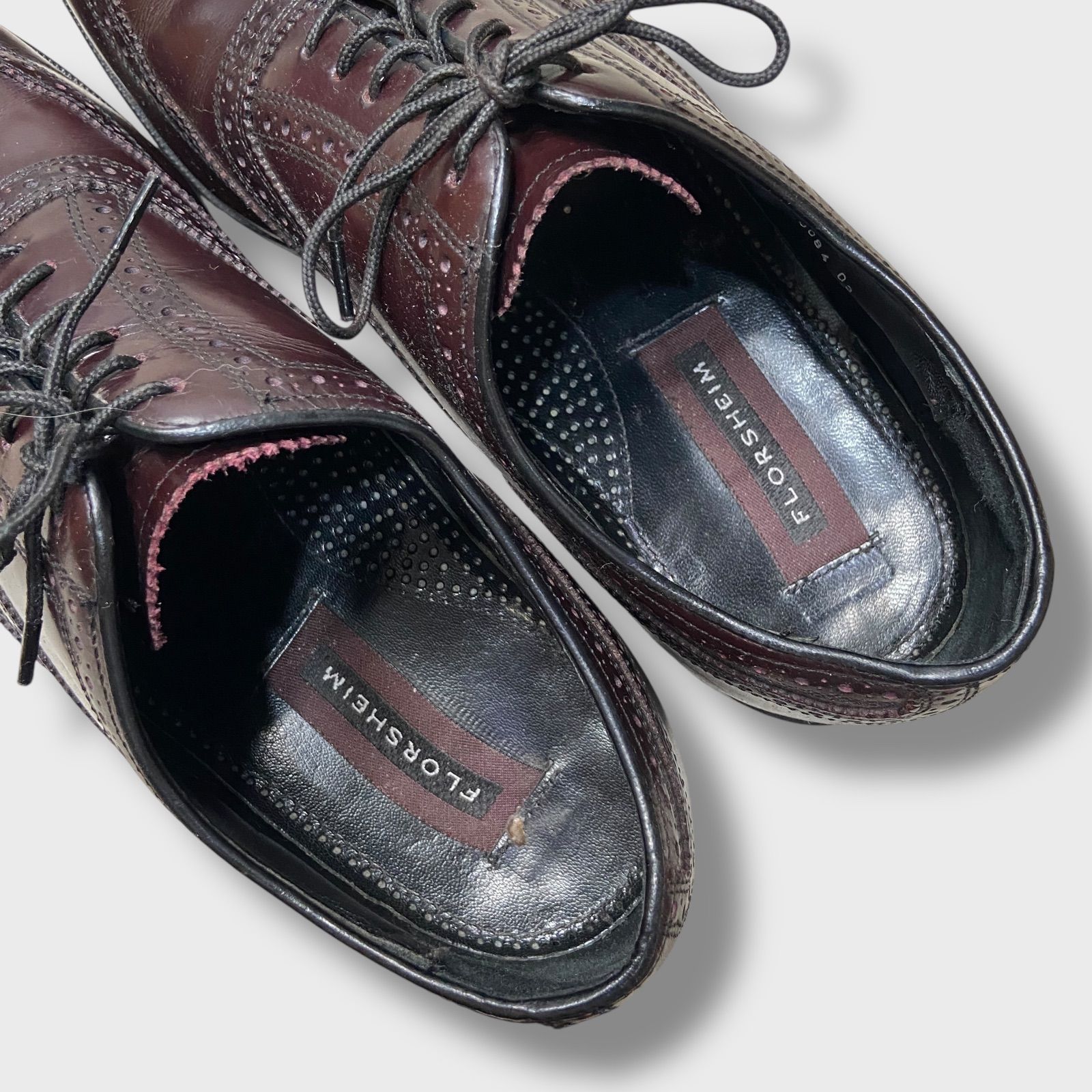 ☆FLORSHEIM☆フローシャイム☆ウィングチップシューズ☆メダリオン 