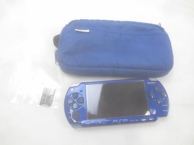 品 ゲーム PSP 本体 PSP2000 メタリックブルー 動作品 周辺機器付き
