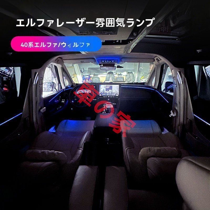 トヨタ アルファード ヴェルファイア 40シリーズ全車用アンビエントライト Alphard Vellfire