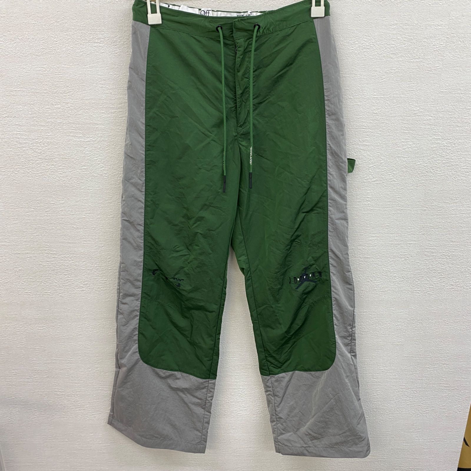 訳あり‼️ OFF-WHITE JORDAN PANT オフホワイト ナイロンパンツ
