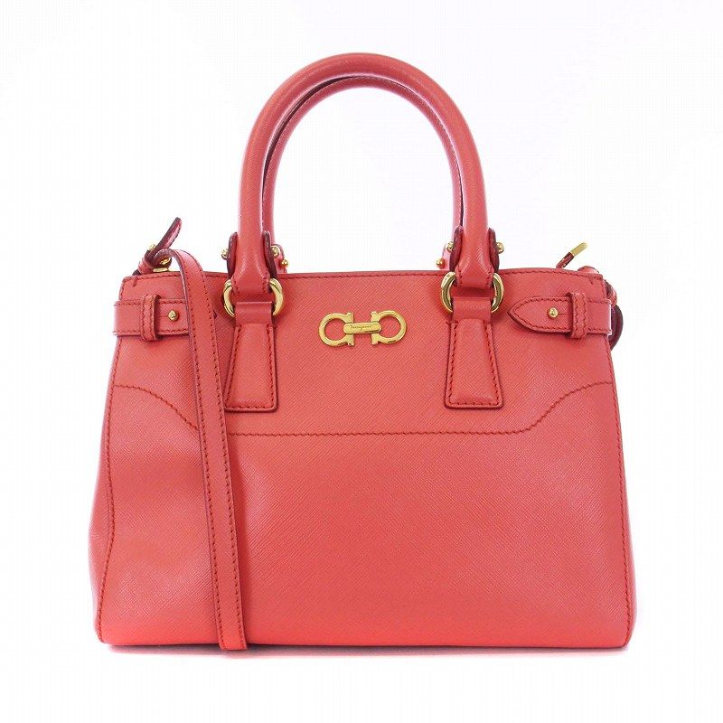 サルヴァトーレフェラガモ Salvatore Ferragamo ダブルガンチーニ  