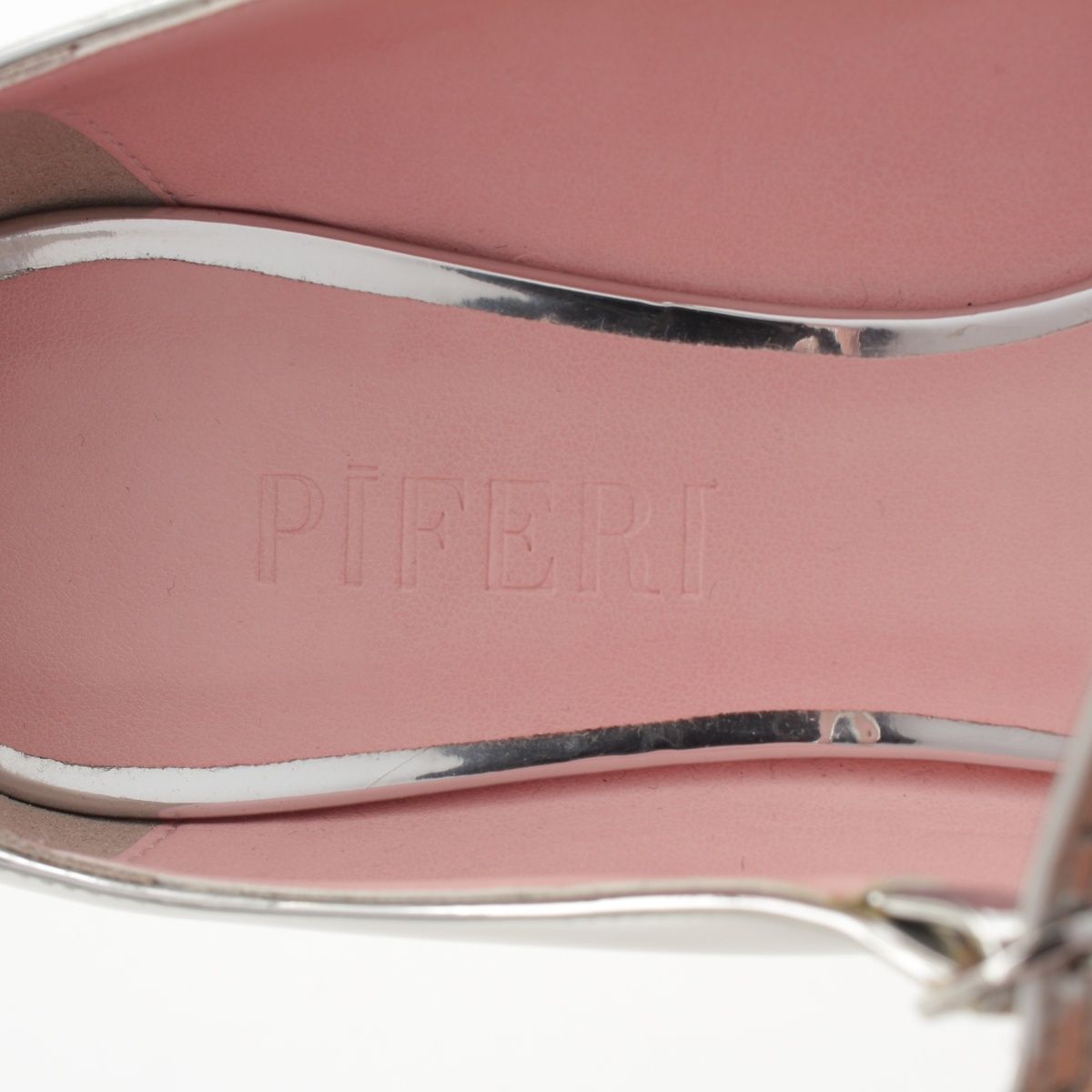 ピフェリ PIFERI イーグルメタリック フラット レザー ポインティッド  