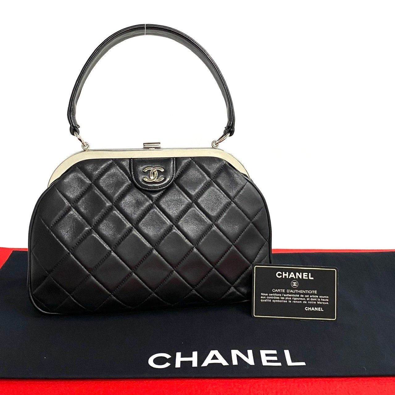 極 美品 カード シール有 4番台 CHANEL シャネル ヴィンテージ 