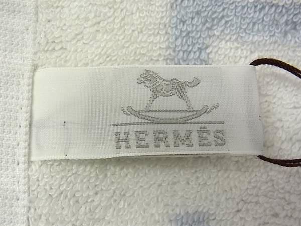 □新品□未使用□ HERMES エルメス Hロゴ コットン100％ ハンカチーフ