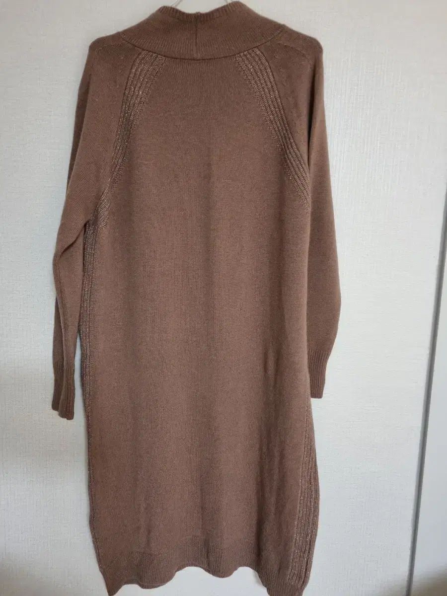 ペゼリコ ニットワンピース PESERICOブルーグレー 長袖ニット