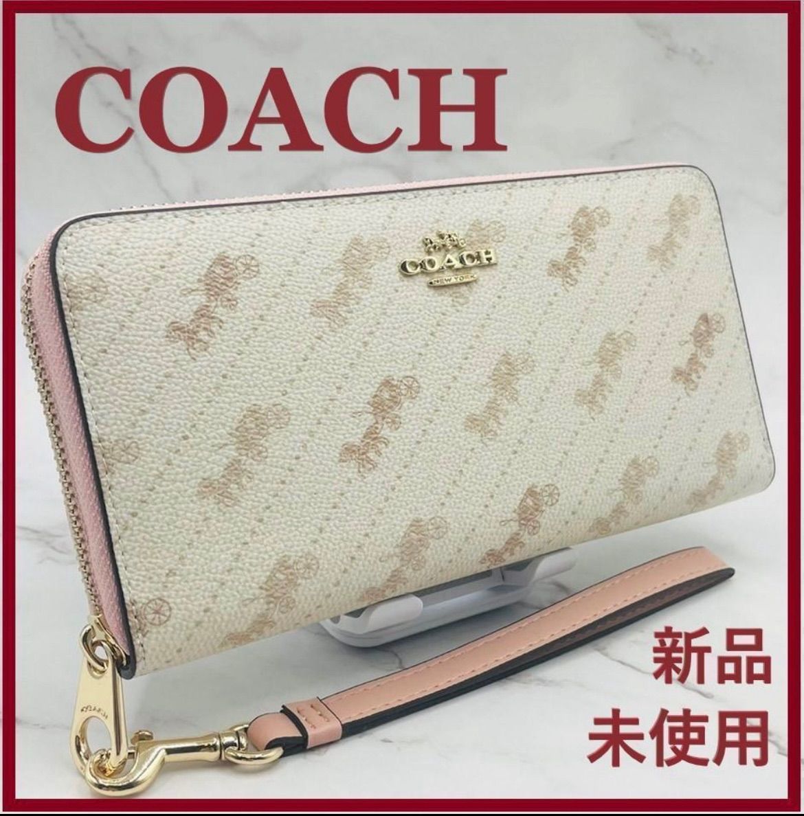 値下げ‼︎COACH コーチ 花柄長財布 - 長財布