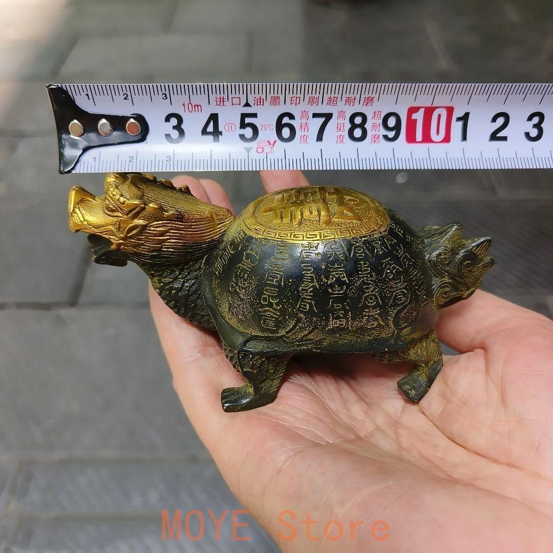 銅製 長寿竜亀 銅製品 鎮宅 辟邪 開 運風水 招財 置物 工芸品