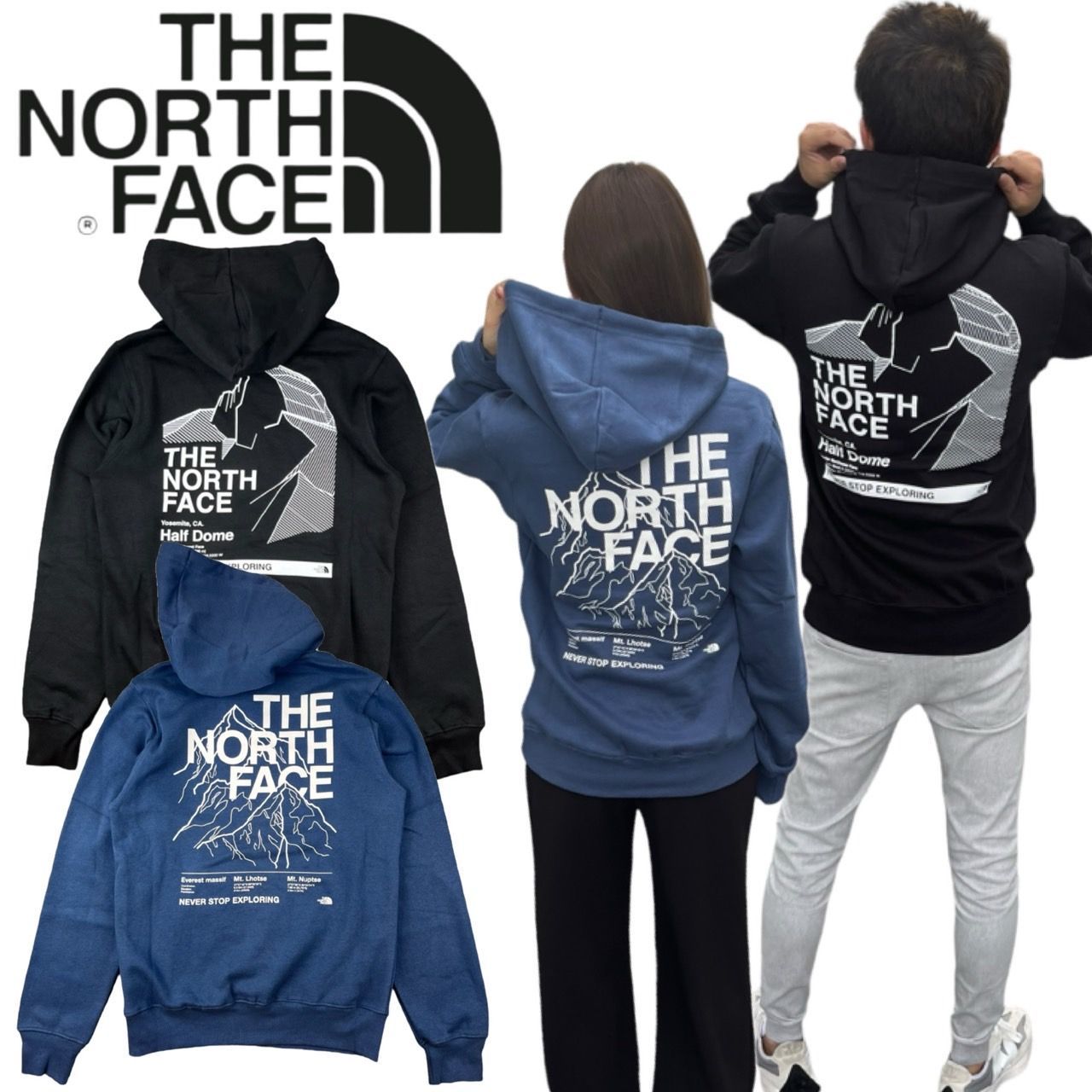 ザノースフェイス　THE NORTH FACE プリントロゴ　マウンテンパーカー ザノースフェイス THE NORTH FACE プリントロゴ マウンテンパーカー ザ