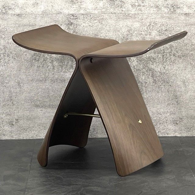 天童木工 バタフライスツール 旧ロゴ 柳宗理 作品紹介「バタフライ