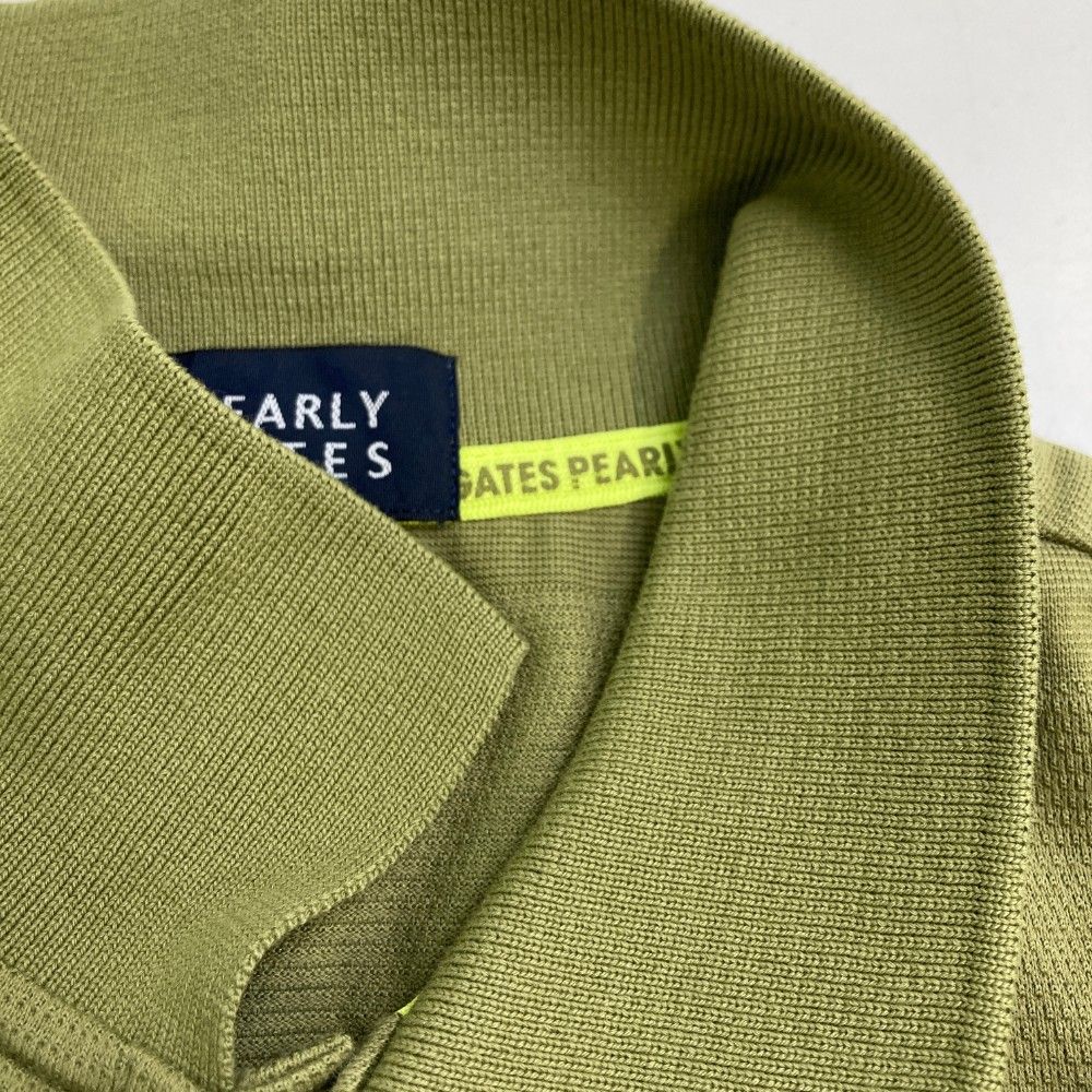 サイズ：6 PEARLY GATES パーリーゲイツ 2023年 半袖ポロシャツ カーキ