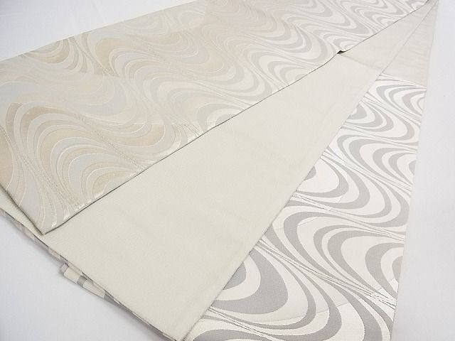 平和屋本店□最高級 人間国宝 北村武資 煌彩錦 六通柄袋帯 流水文 正絹  