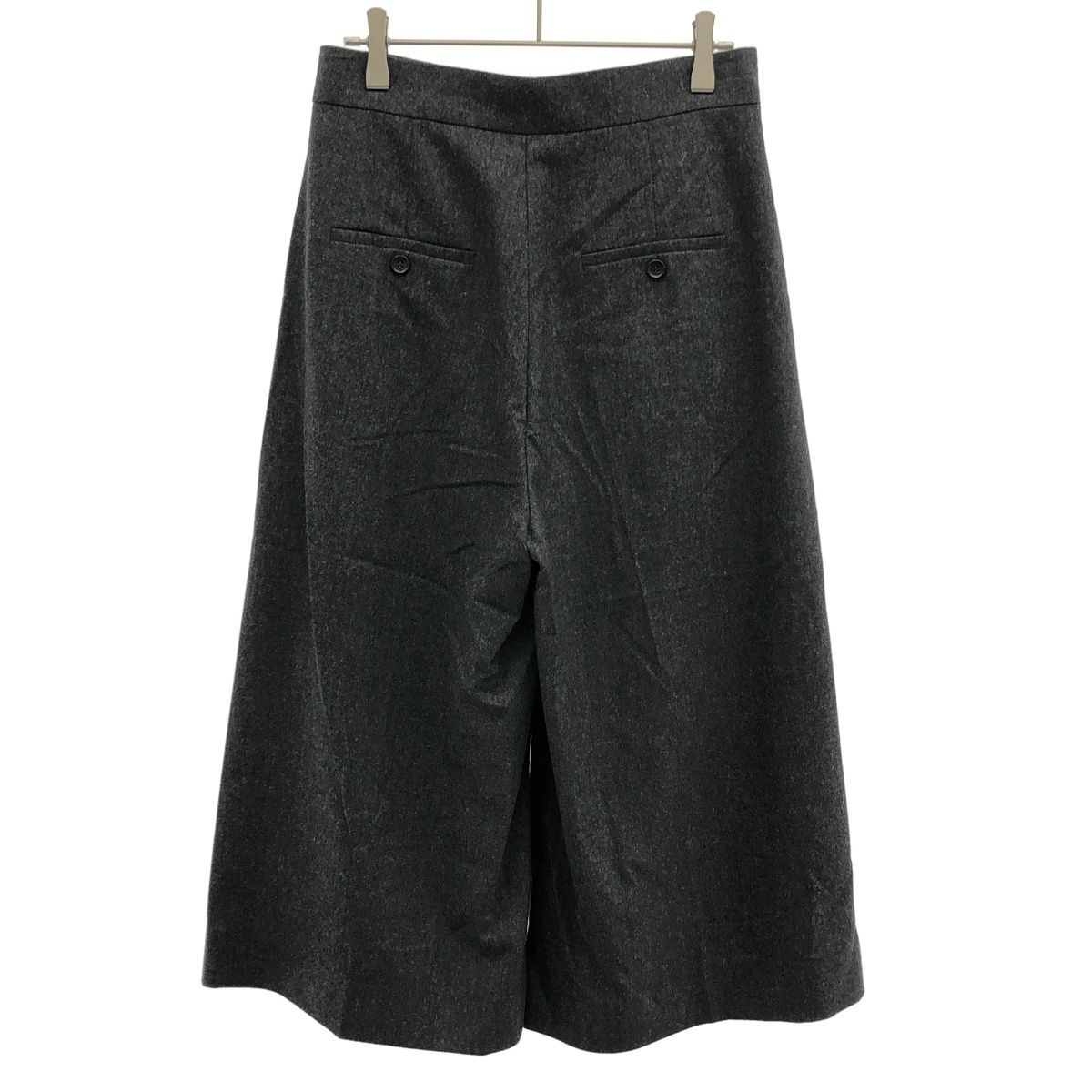 MaxMara マックスマーラ ウールガウチョパンツ 113603136 チャコールグレー 38