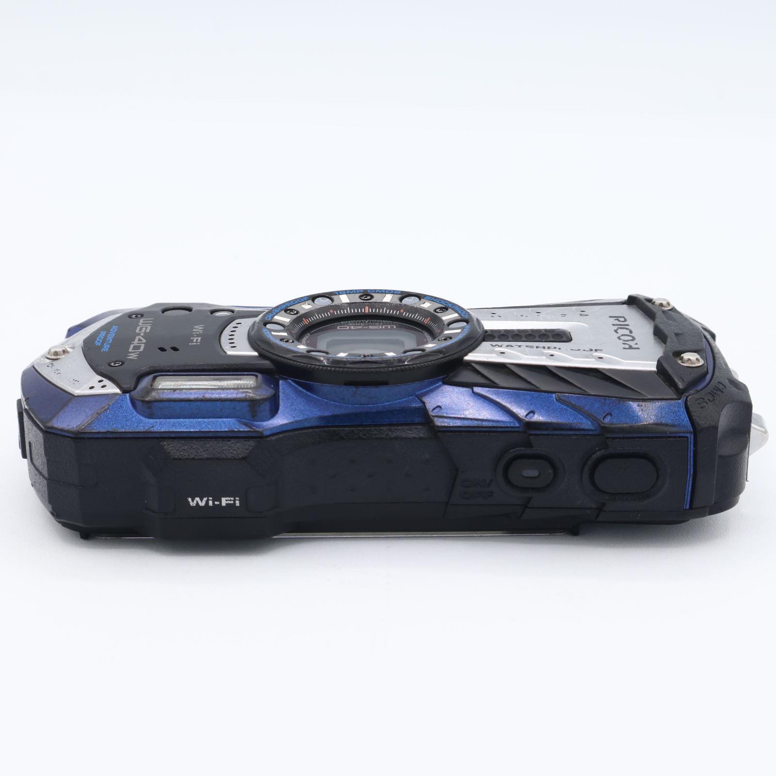 RICOH リコー 防水デジタルカメラ RICOH WG-40W ブルー 防水14m耐
