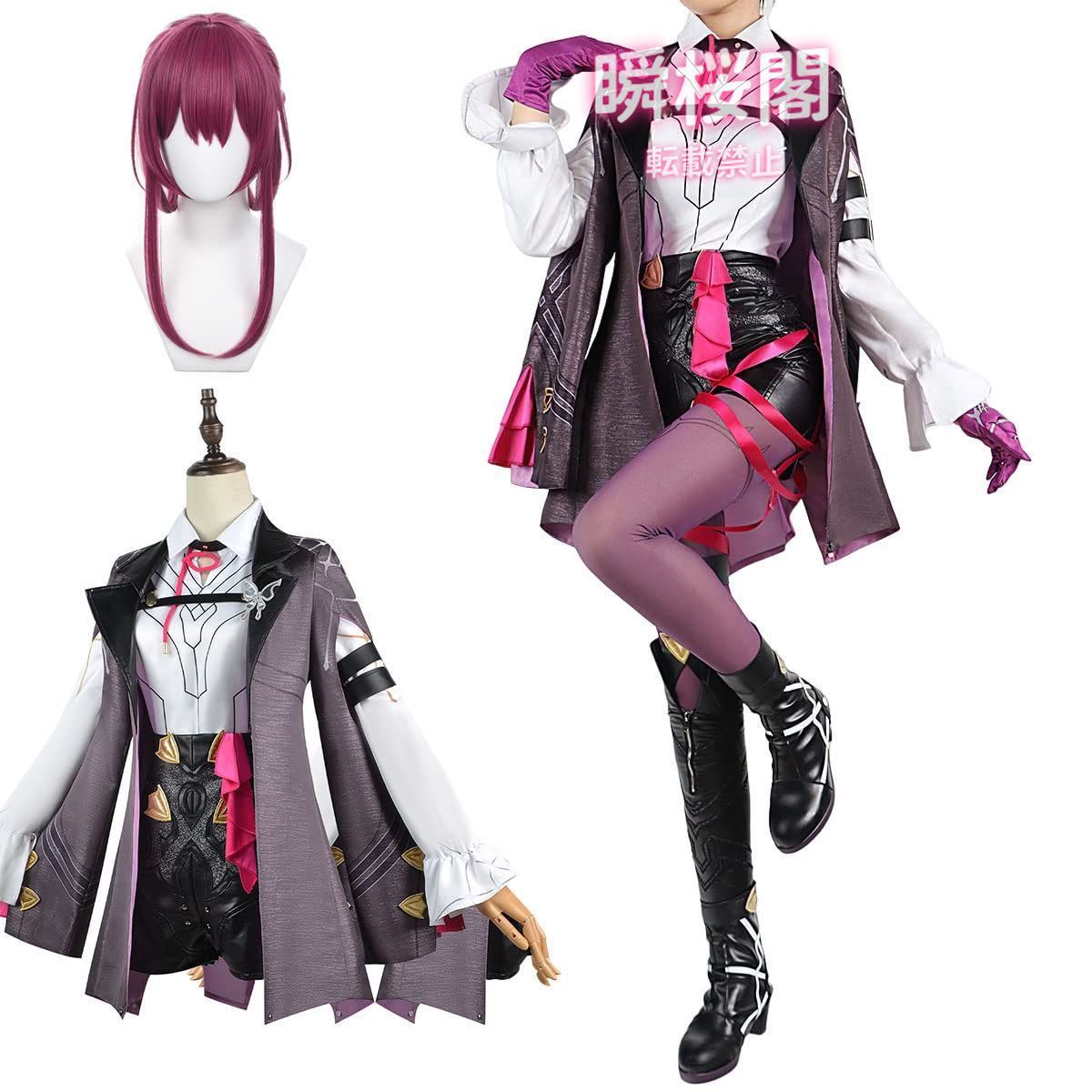 新発売 新発売 崩壊 スターレール コスプレ衣装 ウィッグ付き イベント 大人用 仮装 文化祭 cosplay コスチューム ハロウィン クリスマス 制服カフカ ウイッグ ハロウィン CS0926BJ