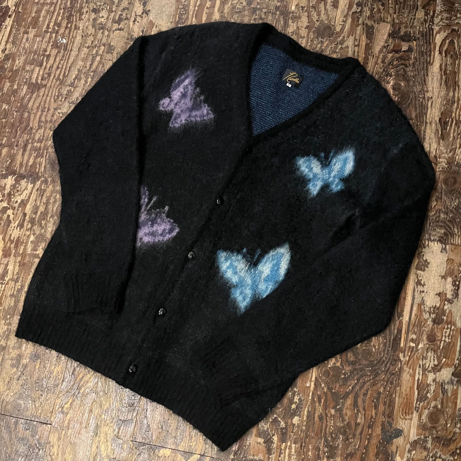 NEEDLES ニードルズ STUDIOU別注 PAPILLON Mohair Cardigan