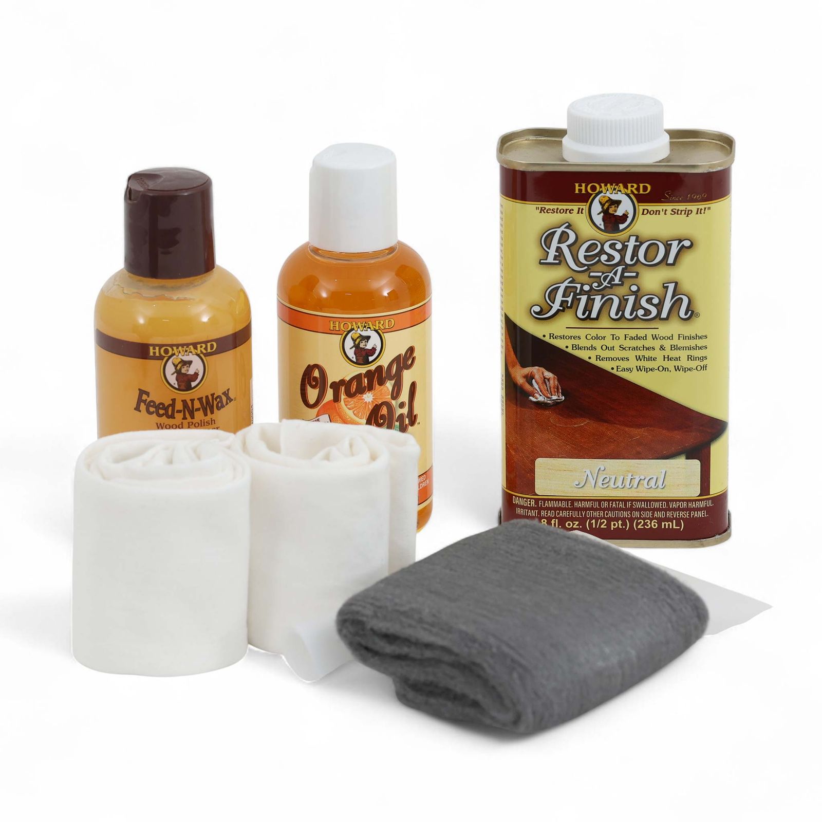 HOWARD ハワード ウッドメンテナンスキット 家具用ワックス 木製家具