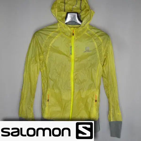 SALOMON イエロー フード付きジャケット