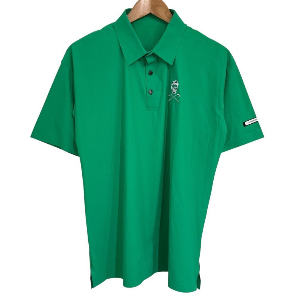 美品 MARK & LONA マークアンドロナ Jaded Punching Polo スカル