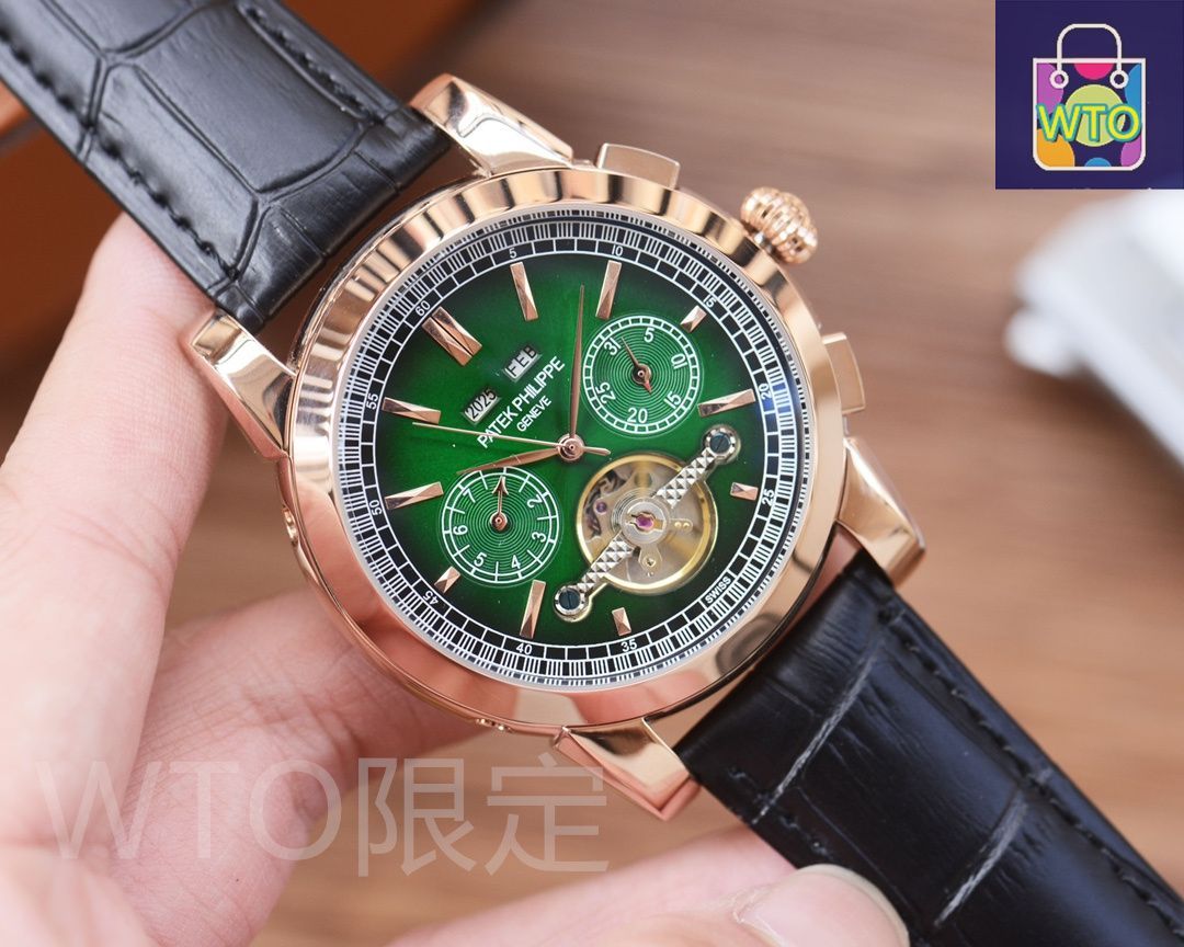 Patek Philippe] メンズ自動巻き腕時計 - 専用ケース・カード