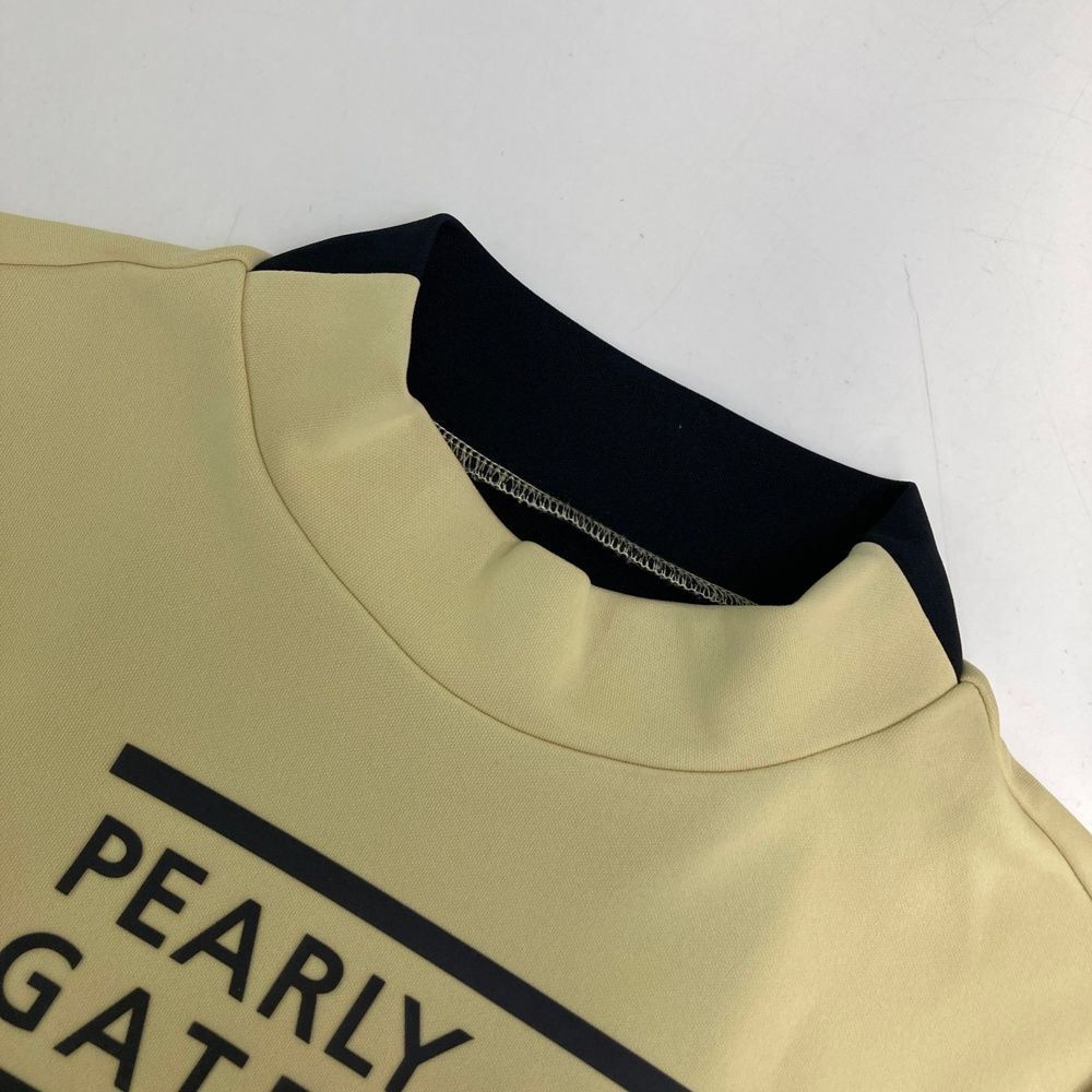 サイズ 0 PEARLY GATES パーリーゲイツ 半袖ハイネックTシャツ ベージュ系 240101465800 ゴルフウェア レディース ストスト LLC-HASEGAWATOSO_COM