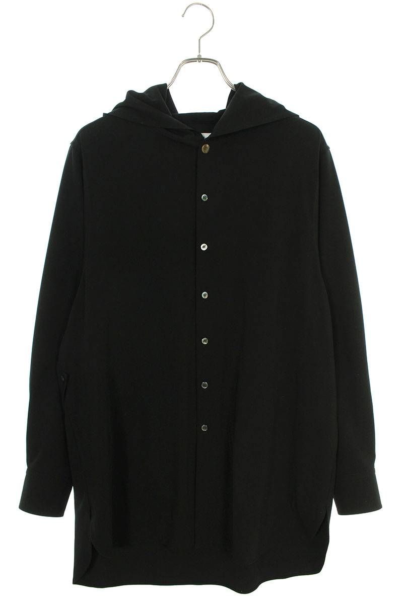 プラスターナ Strings Hooded Shirt ストリングフード長袖シャツ