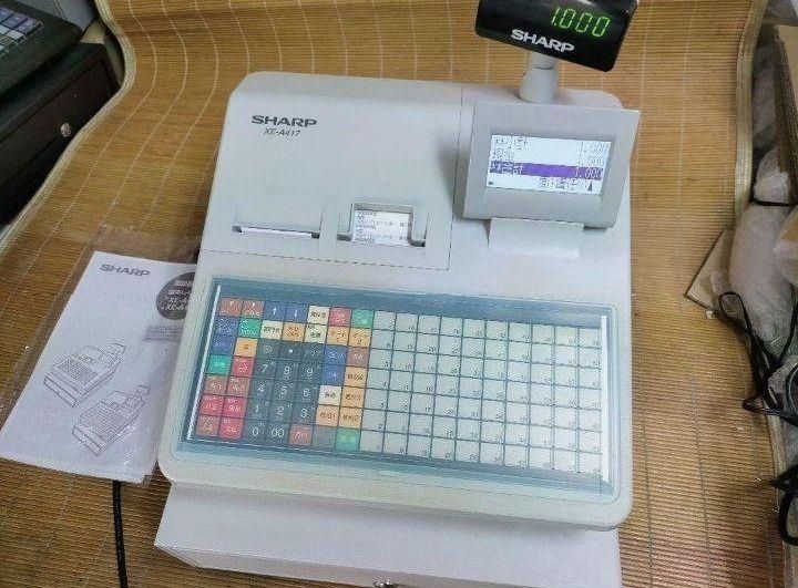 シャープレジスター　XE-A417　PC連携売上管理　最上位機種　231101 シャープレジスター XE-A417 PC連携売上管理 最上位機種 231101