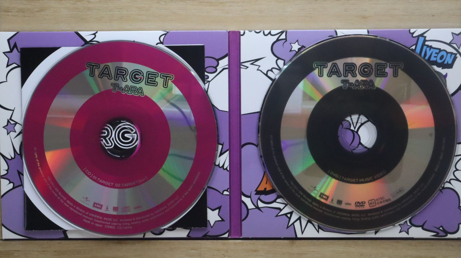 T-ARA/ティアラ/TARGET/CD DVD Unboxing T-ARA 7th Japanese Single Album TARGET [Limited (CD