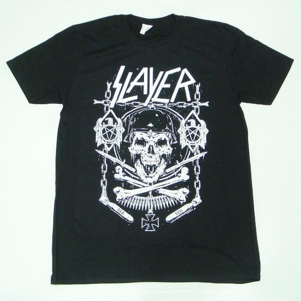SLAYER Skull u0026 Bones Revised， Tシャツ