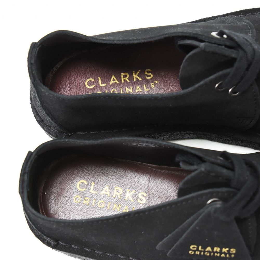 【新品 未使用】CLARKS Desert Trek クラークス デザートトレック メンズ ブーツ 25.5cm 26.0cm シューズ 黒 ブラック  スエード 26155486