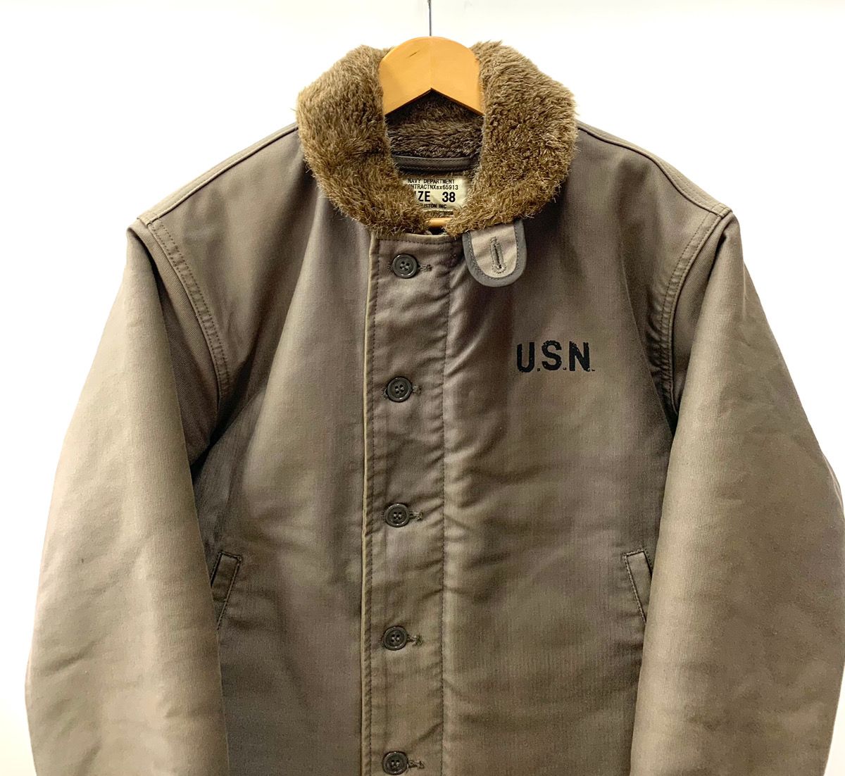ヒューストン HOUSTON N-1 デッキジャケット US NAVY 65913 ジャケット 
