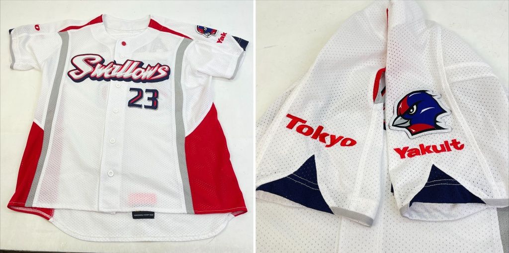 東京ヤクルトスワローズSwallows 刺繍ユニフォーム 6 LARGE