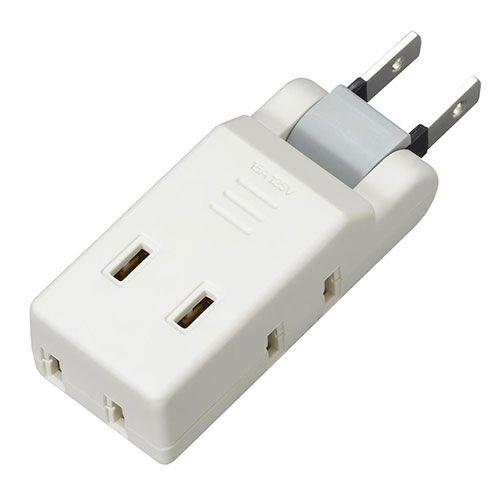 20個セット YAZAWA 小コーナータップ 4個口 ホワイト Y02CM400WHX20