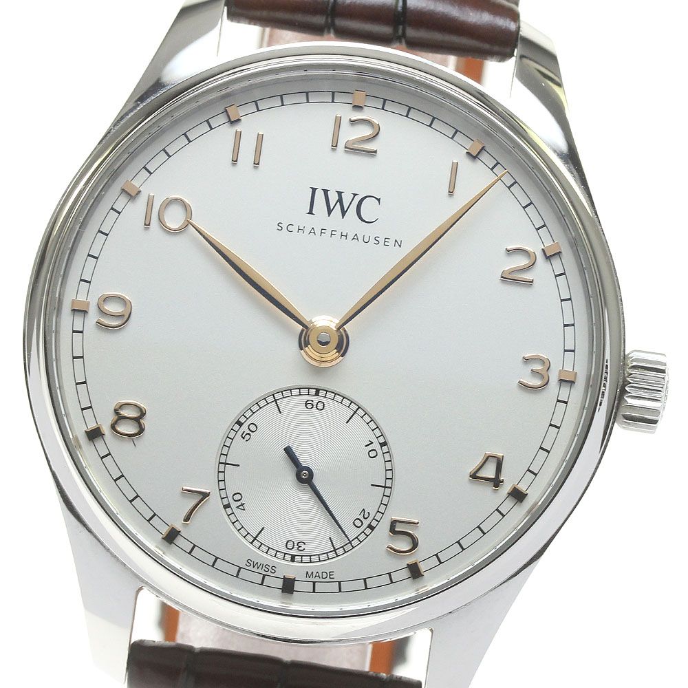 IWC IWC SCHAFFHAUSEN IW358303 ポルトギーゼ オートマティック40 スモールセコンド 自動巻き メンズ良品箱・保証書付き_831258