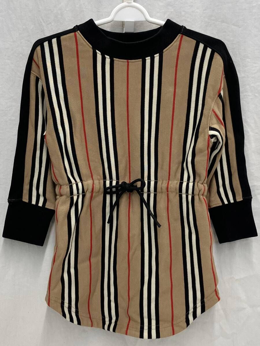 BURBERRY バーバリー アイコン ストライプ ワンピース スウェット