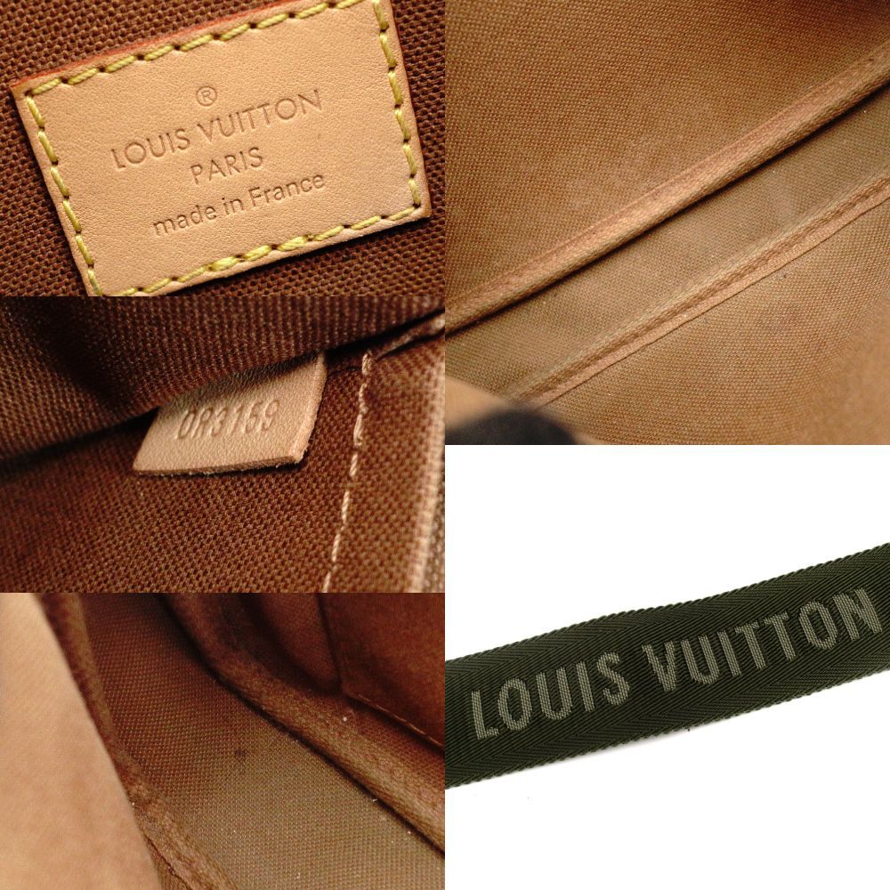 ルイヴィトン LOUIS VUITTON モノグラム ミュルティ ポシェット ショルダーバッグ ブラウン系 クロスボディグリーン 7-9-710 WWW_MORNINGWALKER_COM