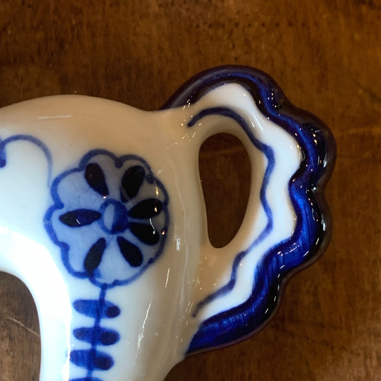 希少　ソビエト陶器　アラベスク模様　大皿　ロシア　焼き物　工芸品　陶磁器　D ロシア グジェリ焼 置物 陶器 オブジェ 馬 ホース ソビエト /HM