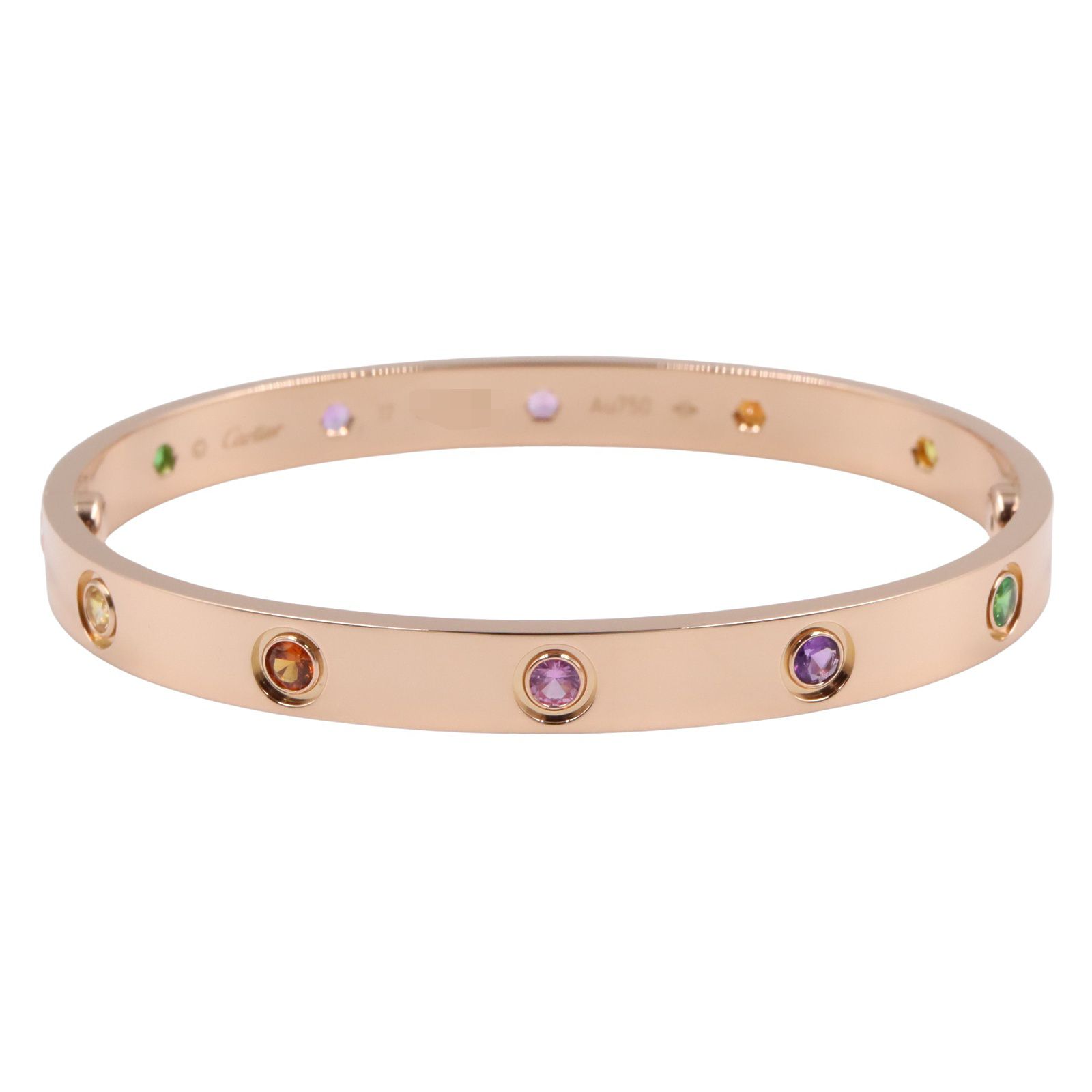 カルティエ CARTIER ブレスレット ラブブレス マルチ 腕回り16cm K18PG 