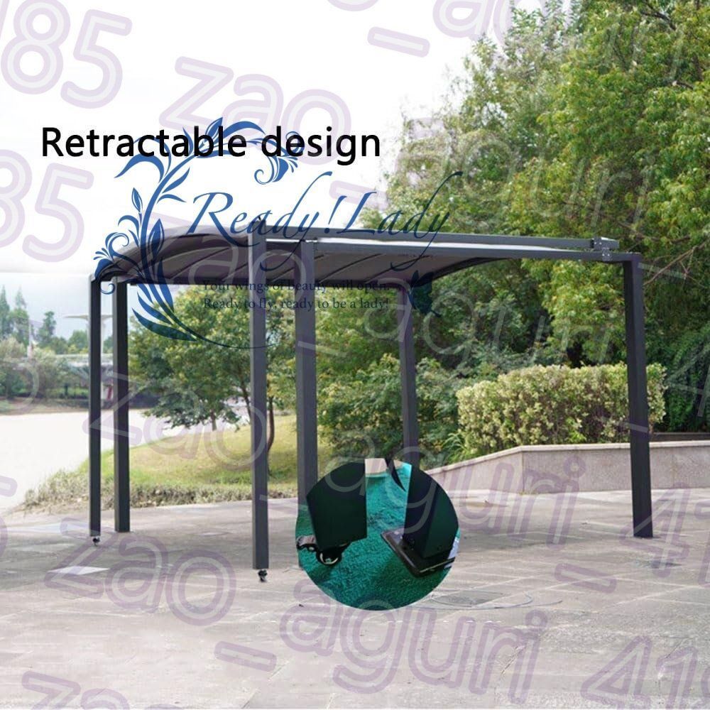 格納式カーポート 格納式オーニング屋外