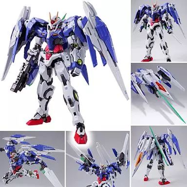 LBUILD ダブルオーガンダム　本体だけ　オーライザーなし 12月再販】ガンダムだけどガンダムじゃない？分離変形も再現され