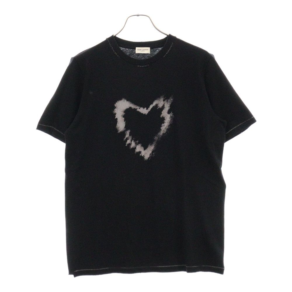 SAINT LAURENT PARIS (サンローランパリ) Heart Print T Shirt ハート 