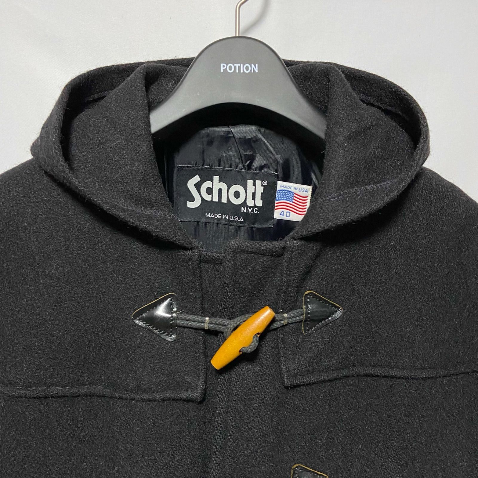 ダッフルコートvintage made in USA schott duffle coat