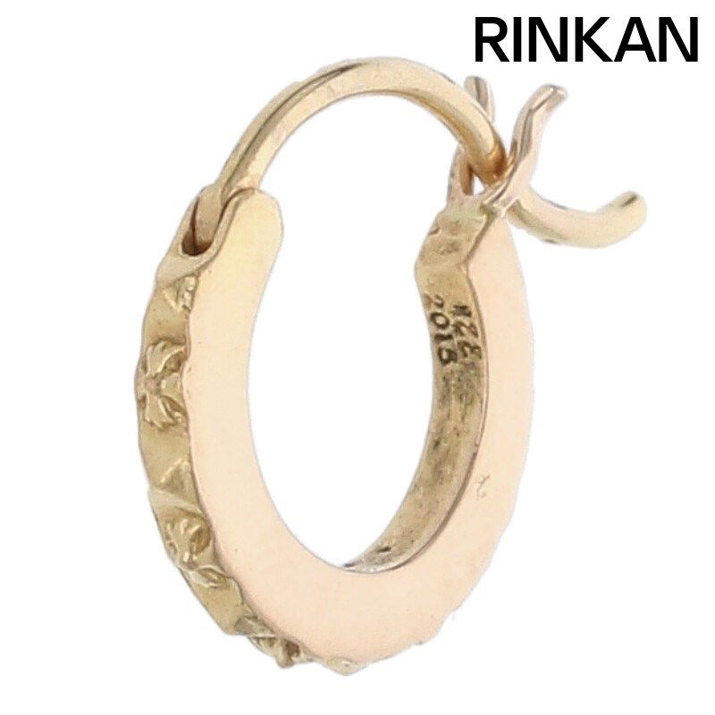 クロムハーツ 22K HOOP TFP TINY|タイニーフープ ゴールドピアス メンズ