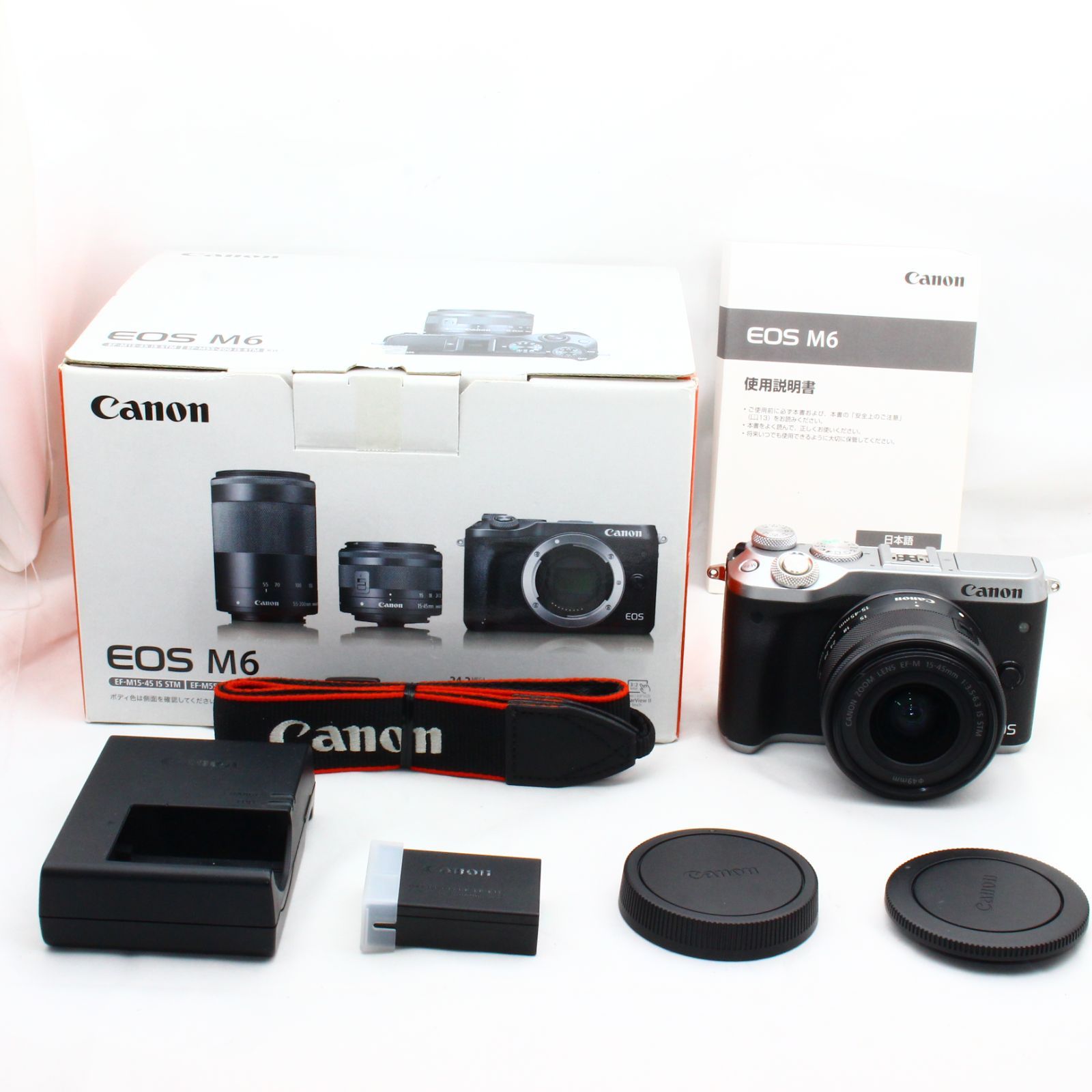 EOS M6 レンズキット シルバー Canon ミラーレス一眼カメラ EOS M6 