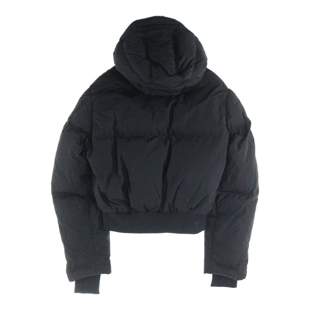 DIESEL ディーゼル 24AW Short Lifestyle Jacket ショート丈 フロントジップアップダウンジャケット レディース ブラック A15356