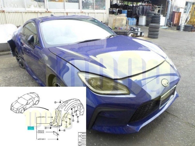トヨタ純正 ZN8 GR86 フロントフェンダー 左右 トヨタ純正 ZN8 GR86 フロントフェンダー 左右