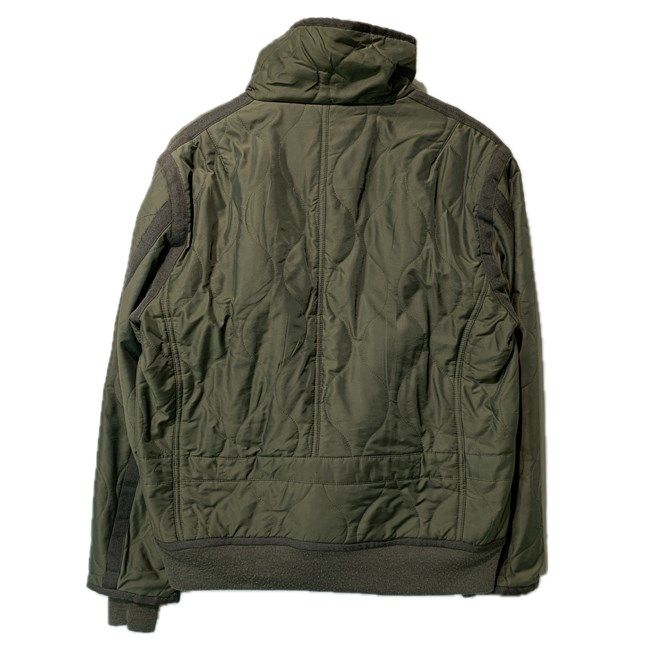 AVIREX キルティングジャケット コンバットジャケット ナイロンジャンパー アウター ハイネック フルジップ アメカジ 古着